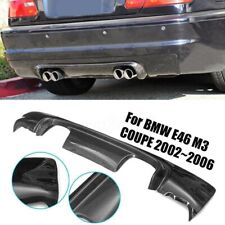 Rear Bumper Diffuser Carbon Fiber CSL Type 2 Tone For BMW E46 M3 COUPE 2002-2006