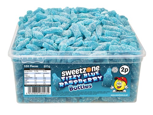 Halal sweets fizzy blue - sweets,