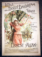 LITTLE DOLLY DAYDREAM WALTZ - 1898 UK Piano Solo sheet music - Leslie Stuart