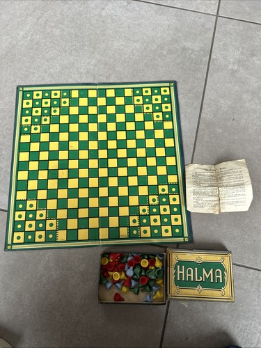 Halma board game vintage - halma,