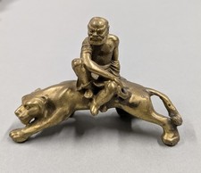Vintage brass buddha - arhat,