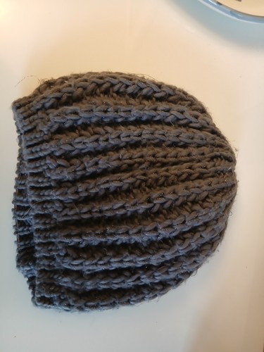 Grey acrylic hat from matalan - grey,