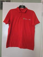 Ferrari Challenge Trofeo Pirelli  F1 Motorsport Race Polo Shirt Size L
