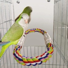 Bird Cage Mirror Toy With