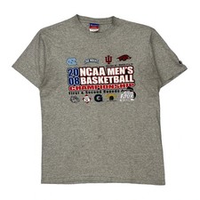 Ncaa Men'S Basketball Championship Champion Graphic T-Shirt - Large Grey Cotton