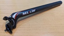 Selcof Karbon Carbon Fibre Seatpost Seat Post 27.2mm 360mm 195g 27.2