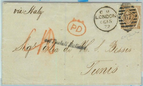 Bk0786 postal history - -,