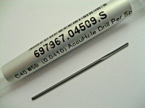 05mm number59 0410 - 1.05mm, 0.0410"