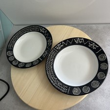 Pair habitat scraffito 22cm - of,