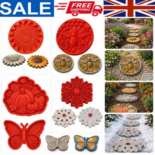 Sunflower stepping stone mold - stepping,
