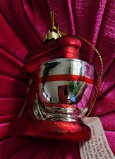 PAPERCHASE Glass KITCHEN STAND MIXER Christmas Bauble Decoration BNWT Red Gift