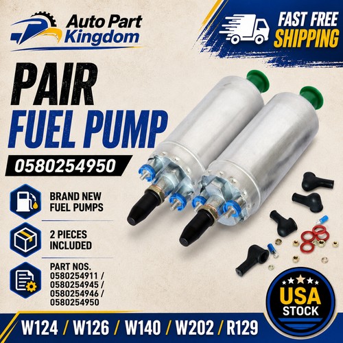 Fits mercedes pair fuel pump - fits,