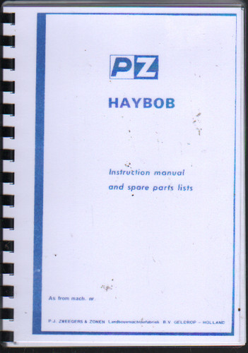 Haybob hay tedder - pz,