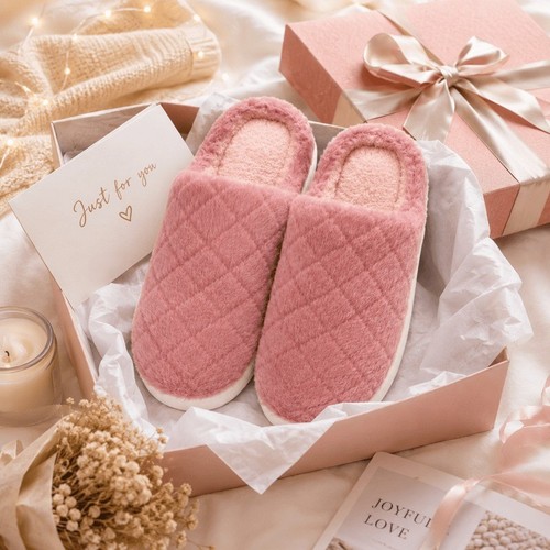 Women fluffy slippers warm - women's,