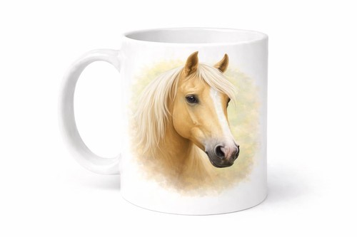 Palomino horse mug - palomino,