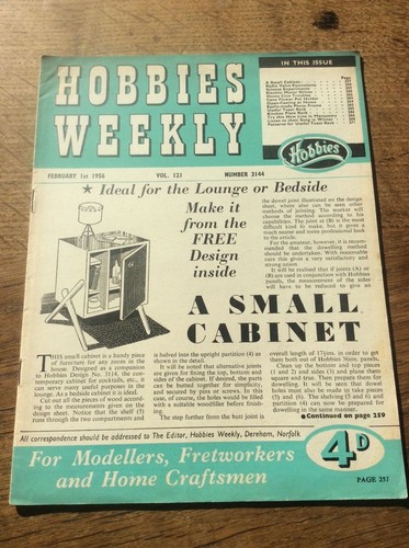 1955 hobbies weekly magazine - 1955,