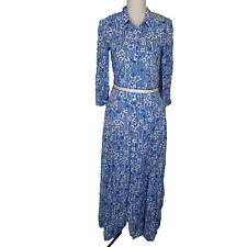 ZARA The Marilyn Dress Blue