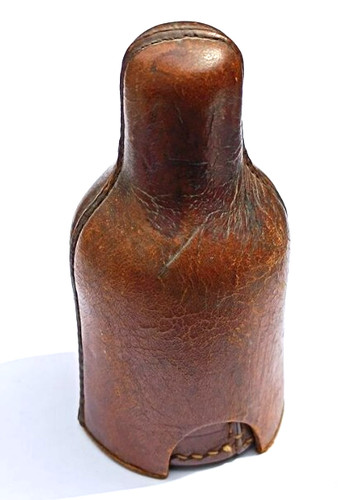 Antique leather case miniature - antique,