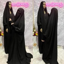 black irani chador open