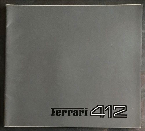Ferrari 412 car - 412,