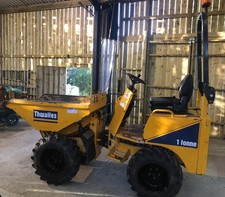Thwaites 1 Ton High Tip Dumper Only 600 Hours NO VAT