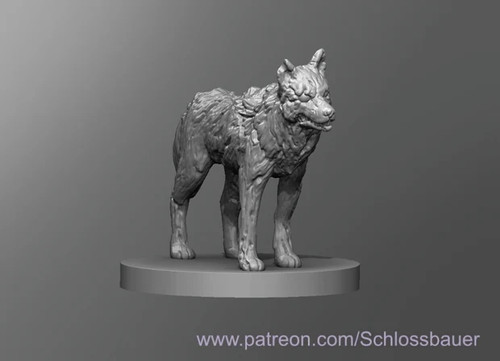 Dungeons dragons zombie wolf - dungeons,