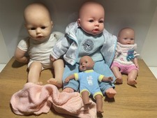 realistic baby dolls collection - used condition