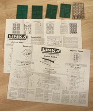 Linka brickwork set Moulds A1 A2 A3 A4 + 2 plans signal box station cottage etc