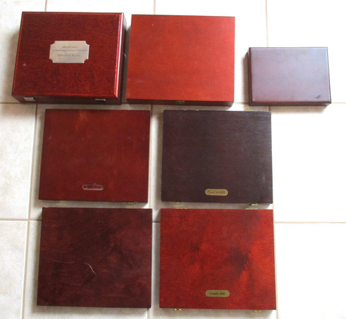 Set wooden coin boxes - set,