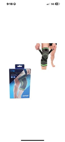 Light fabric compression knee - light,