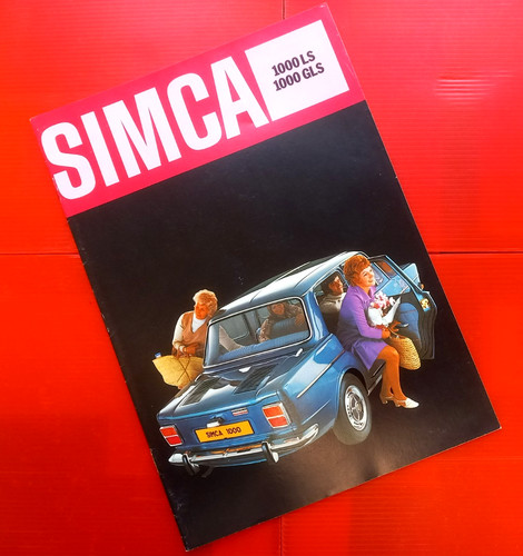 Simca 1000 gls 1971 72 - 1000,