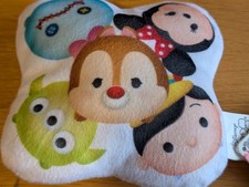 Two Disney Tsum Tsum Mini Cushions Toy, Plush With One Tag