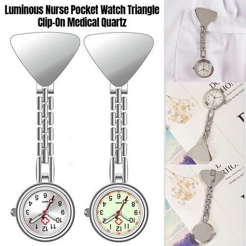 Nurse fob watch alloy - alloy, metal