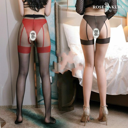 10d print crotchless pantyhose - 10d,