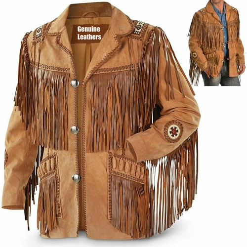 Men leather native western - men's,