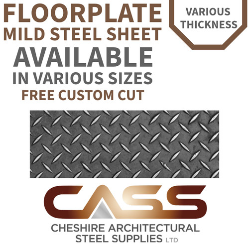 Mild steel floor chequer plate - mild,