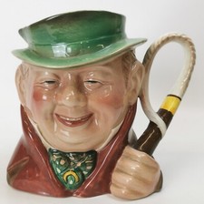 Vintage Beswick Toby Jug Mug Dicken's Character Tony Weller #281 Made In England