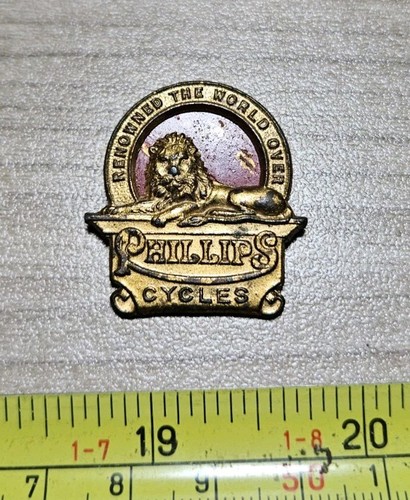 Vintage phillips cycles lion - vintage,