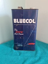 Very Rare 50s/60s SMITHS BLUECOL ANTIFREEZE 1 Gallon Can Great Condition For Age