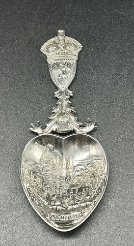 Antique scottish silver caddy - antique,