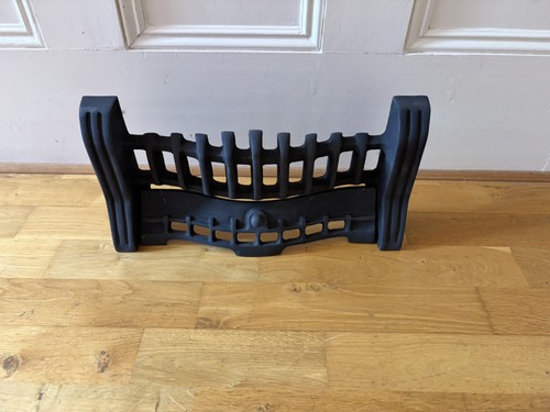 Cast iron fire grate front - 15",