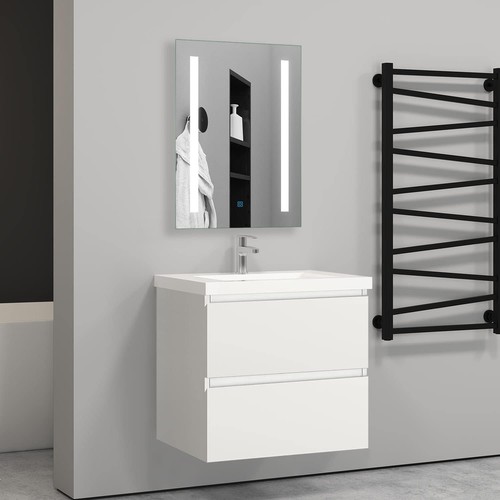 600mm wall mounted bathroom - wall,