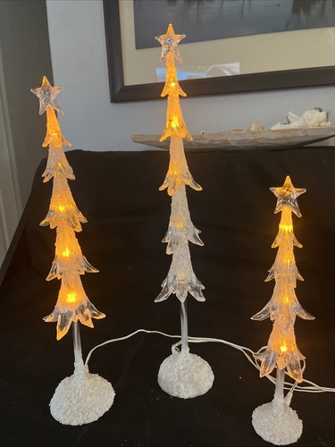 Dept crystal lighted pines - 56,