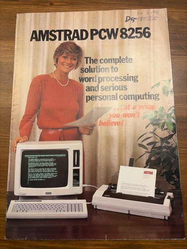 Amstrad pcw8256 vintage - pcw8256,