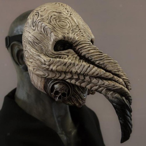Halloween mask long nose beak - mask,