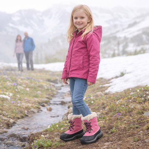 Bearpaw girls size snow duck - girls,