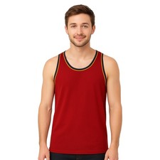 Nikaro Men's Muscle Gym Vest Premium Racer Back Tank Top Training - 100% Cotton