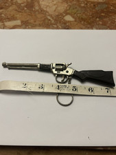 collectable key ring with miniature gun
