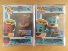 2 FUNKO HUCKLEBERRY HOUND RED 1000 + BLUE LE 2000 PCS POP VINYL FIGURE SDCC 2025