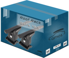 Roof rack Cross Bars for BMW 3 Series E90 Saloon 05-11 Fixpoint Steel black